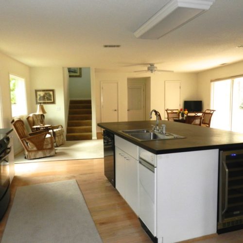 Kitchen From Living Room
